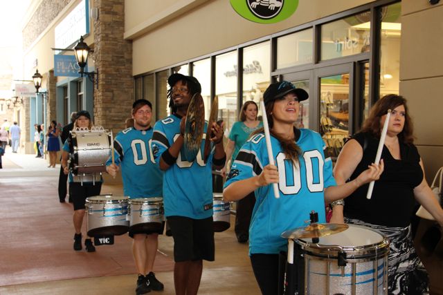 Carolina Panthers Percussion Line