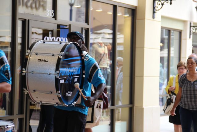 Carolina Panthers Percussion Line