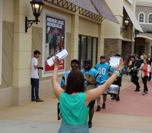 Carolina Panthers Percussion Line
