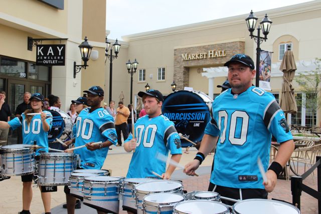 Carolina Panthers Percussion Line