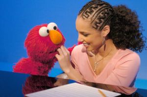 Alicia Keys Visits Sesame Street