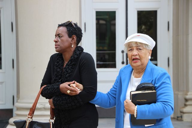 Patrick Cannon Supporters Leaves Courthouse