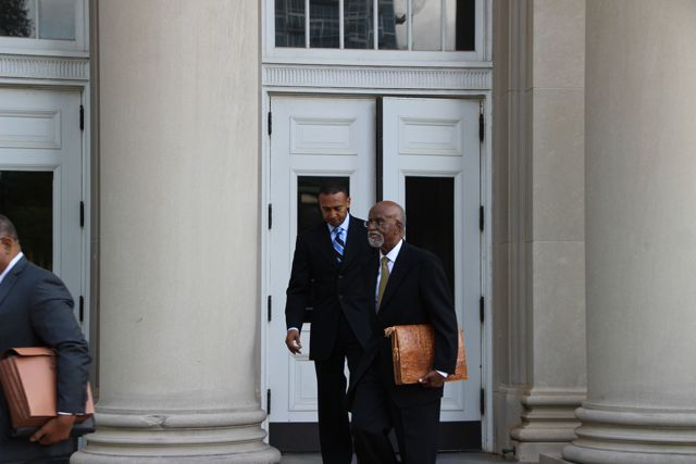 Patrick Cannon Leaves Courthouse