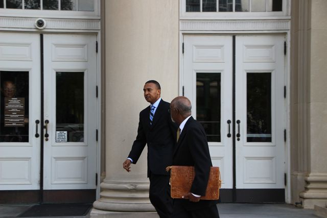 Patrick Cannon Leaves Courthouse