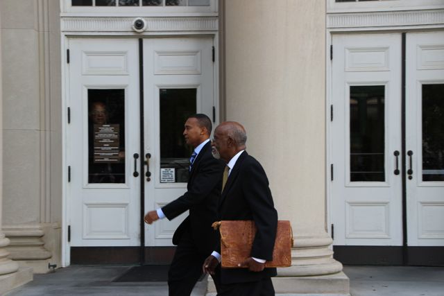 Patrick Cannon Leaves Courthouse