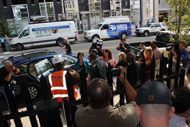 Patrick Cannon Mobbed Reporters