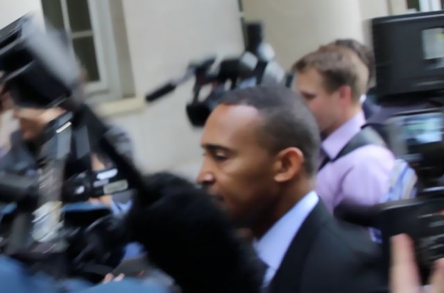 Patrick Cannon Leaves Courthouse