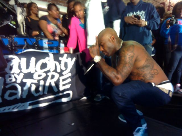 Naughty By Nature's Treach at La-Di-Da-Di Party