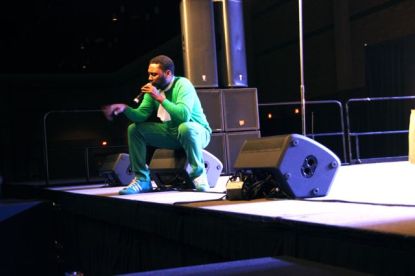 Big Daddy Kane performs at the Legends of HIp-Hop Show.