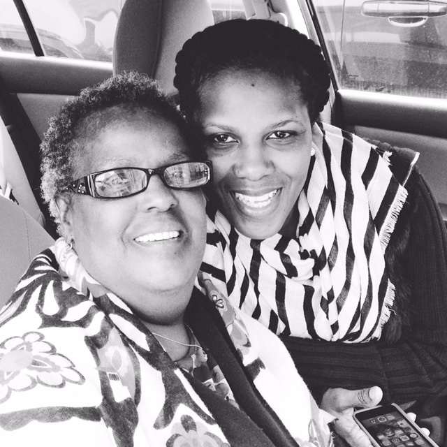 Gwen Keahey and her mom