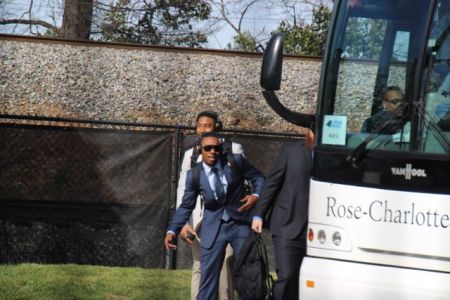 Carolina Panthers Depart For Super Bowl