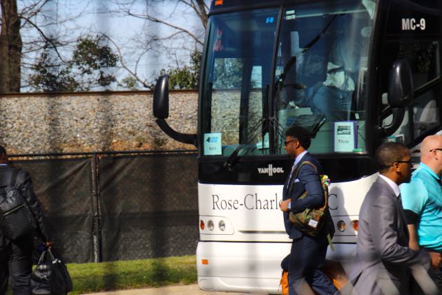 Carolina Panthers Depart For Super Bowl