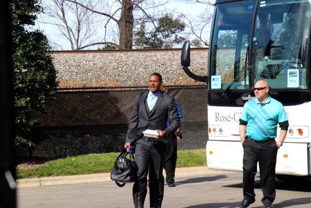Carolina Panthers Depart For Super Bowl