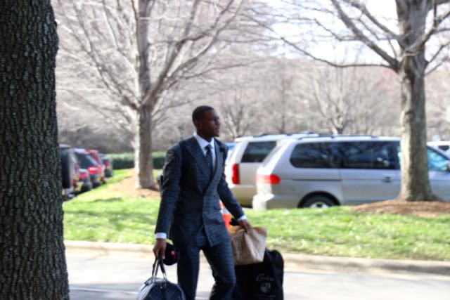 Carolina Panthers Depart For Super Bowl