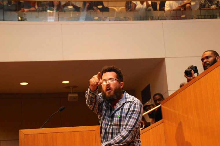 Protestors Voice Their Anger At City Council