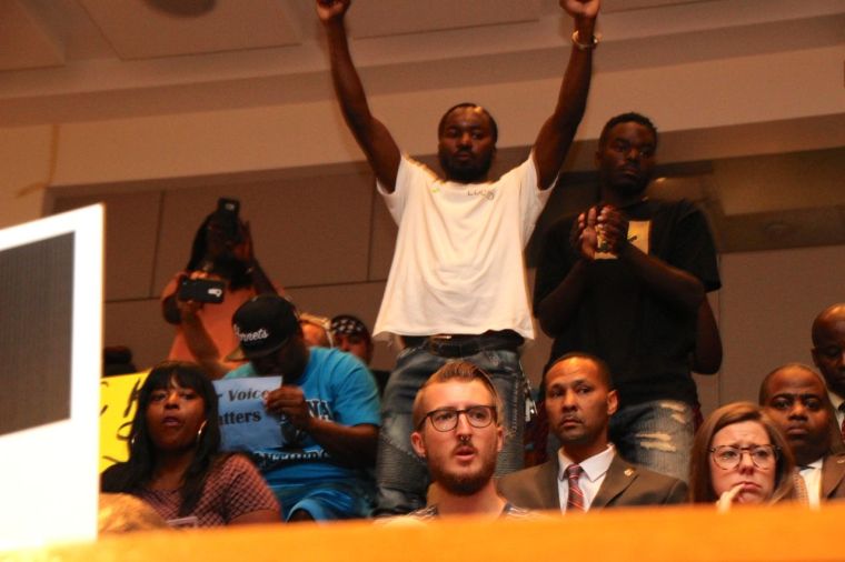 Protestors Voice Their Anger At City Council