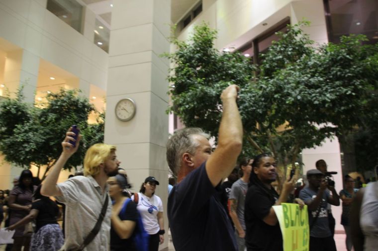 Protestors Voice Their Anger At City Council