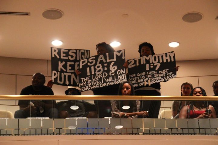 Protestors Voice Their Anger At City Council