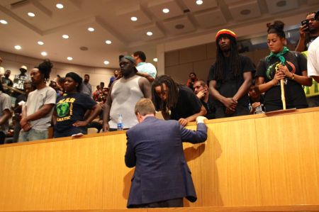 Protestors Voice Their Anger At City Council