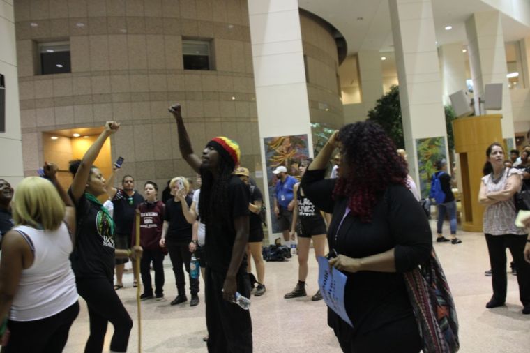 Protestors Voice Their Anger At City Council