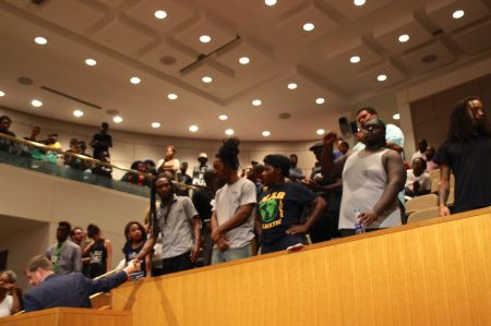 Protestors Voice Their Anger At City Council
