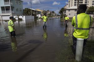 Aftermath of Hurricane Matthew in Florida