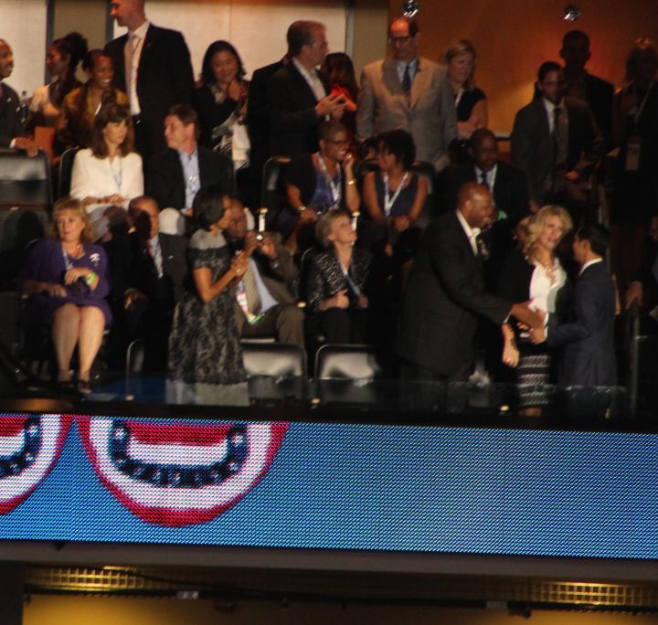 Michelle Obama At DNCC Convention Charlotte 2012