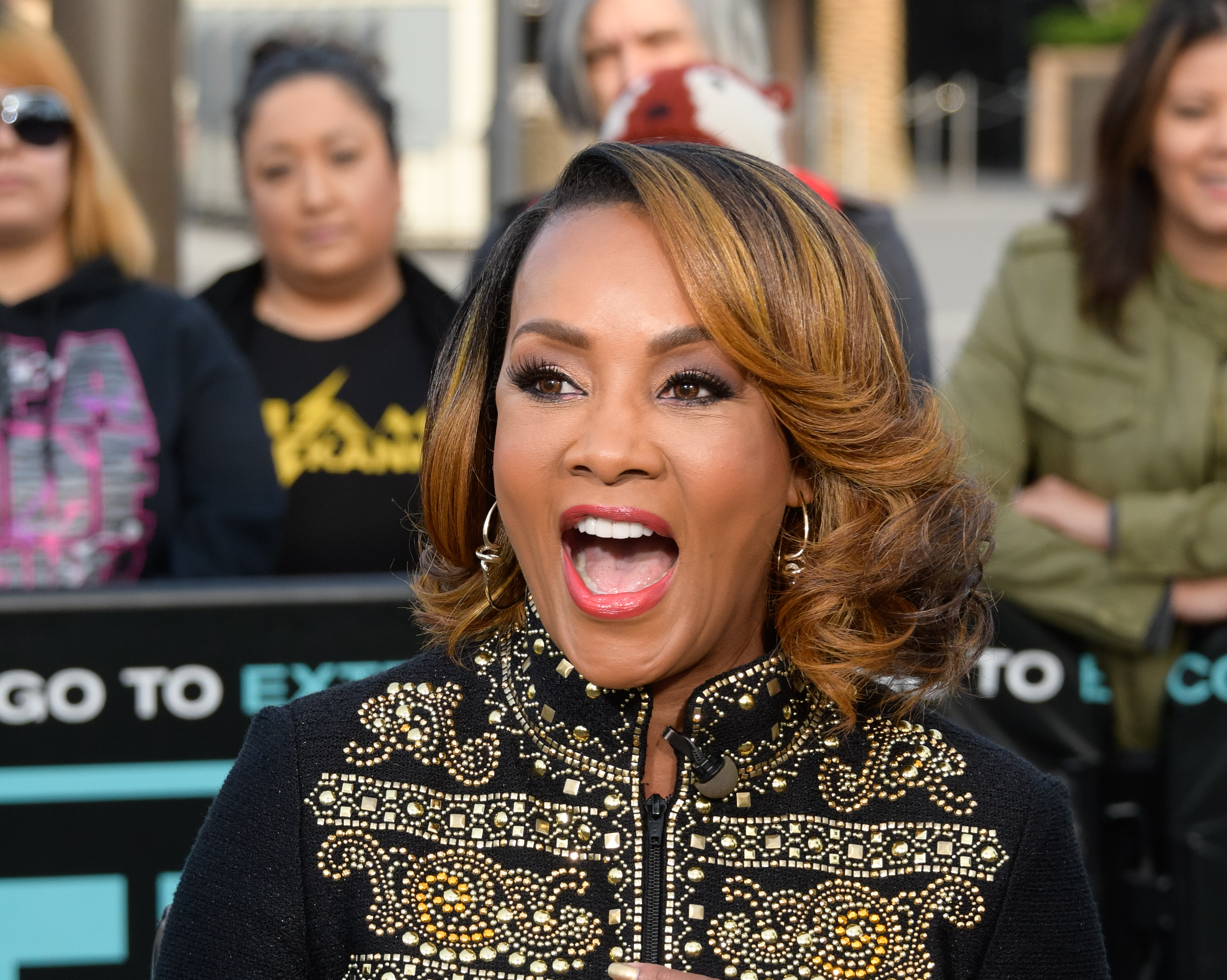 Vivica Fox, Nicole Polizzi And Erika Jayne Visit 'Extra'
