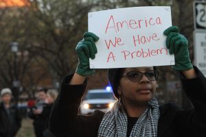 Protesters stop traffic in Washington