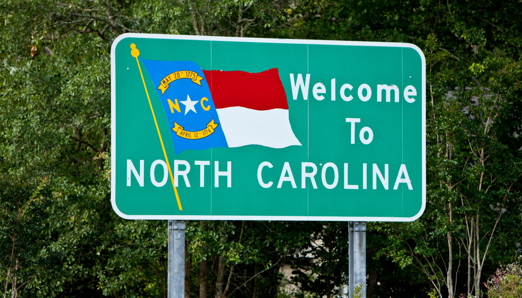 Welcome to North Carolina Sign