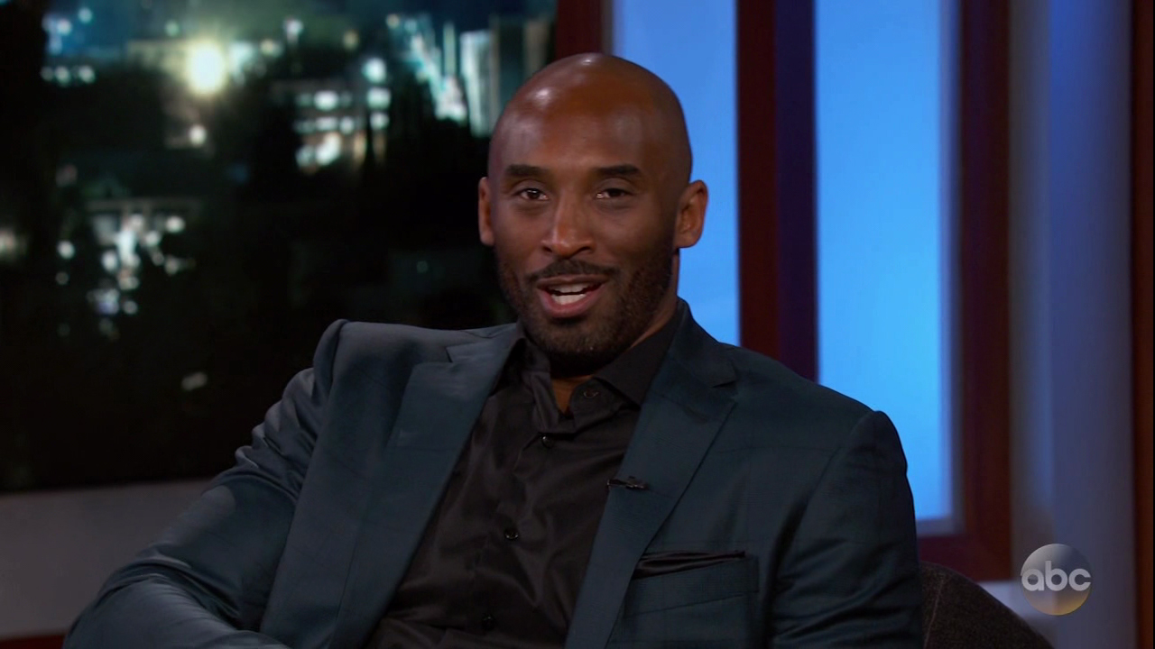 Kobe Bryant during an appearance on ABC's Jimmy Kimmel Live!'