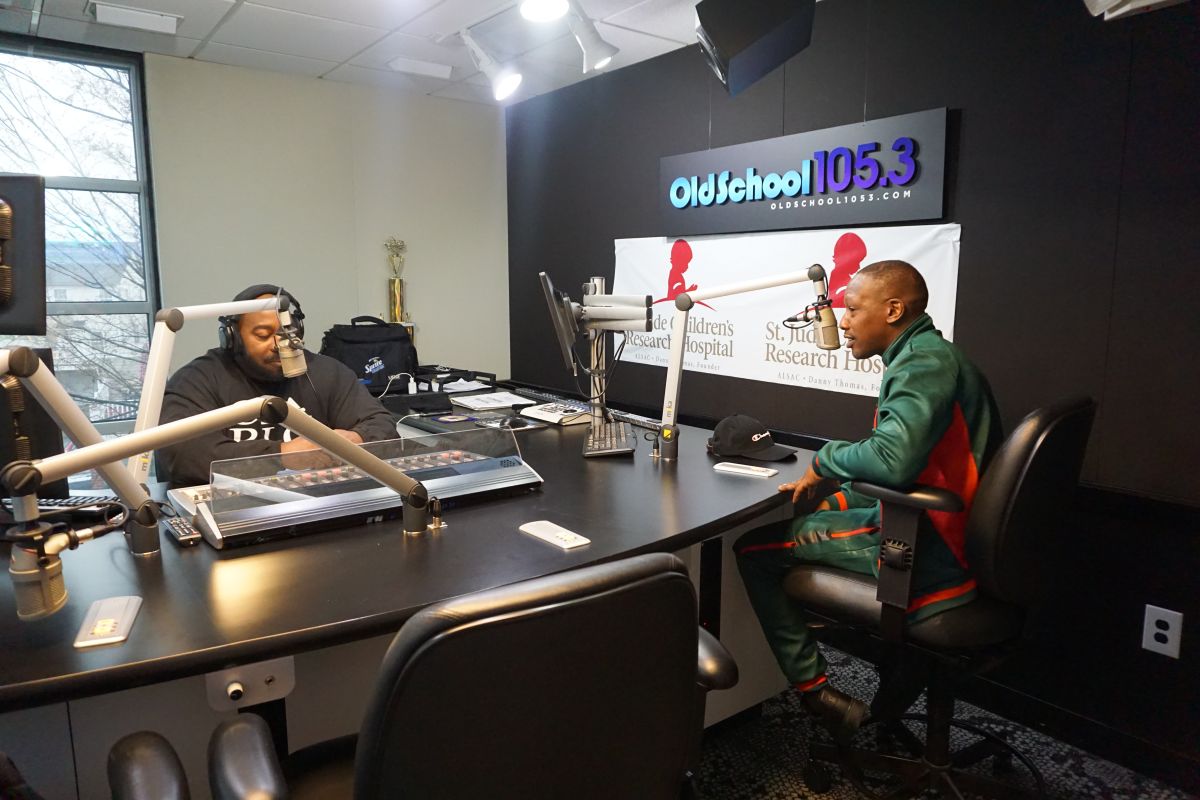 Keith Murray & Ricco Barrino Stop By Old School 105.3