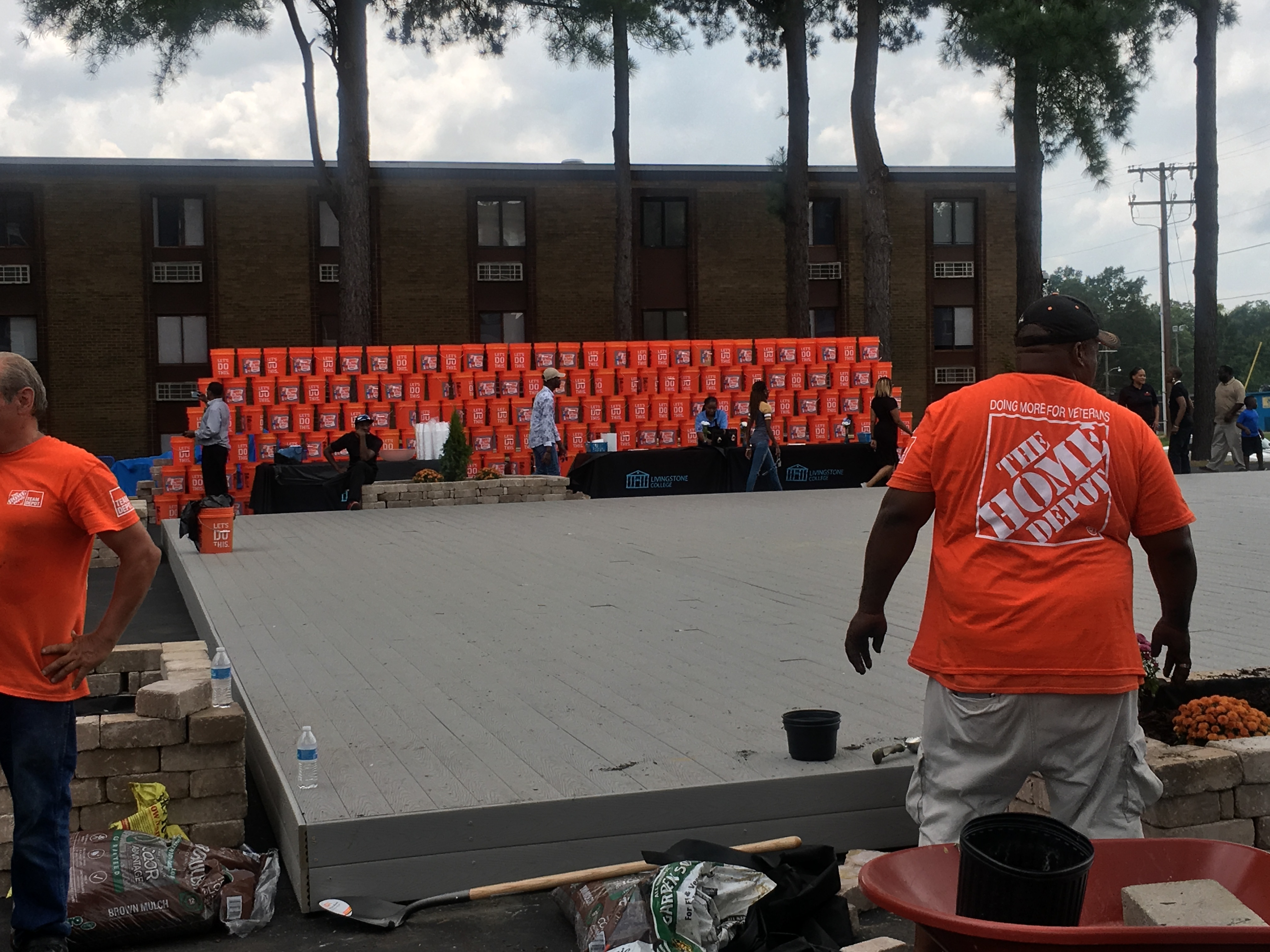 Livingstone College Home Depot Ribbon Cutting