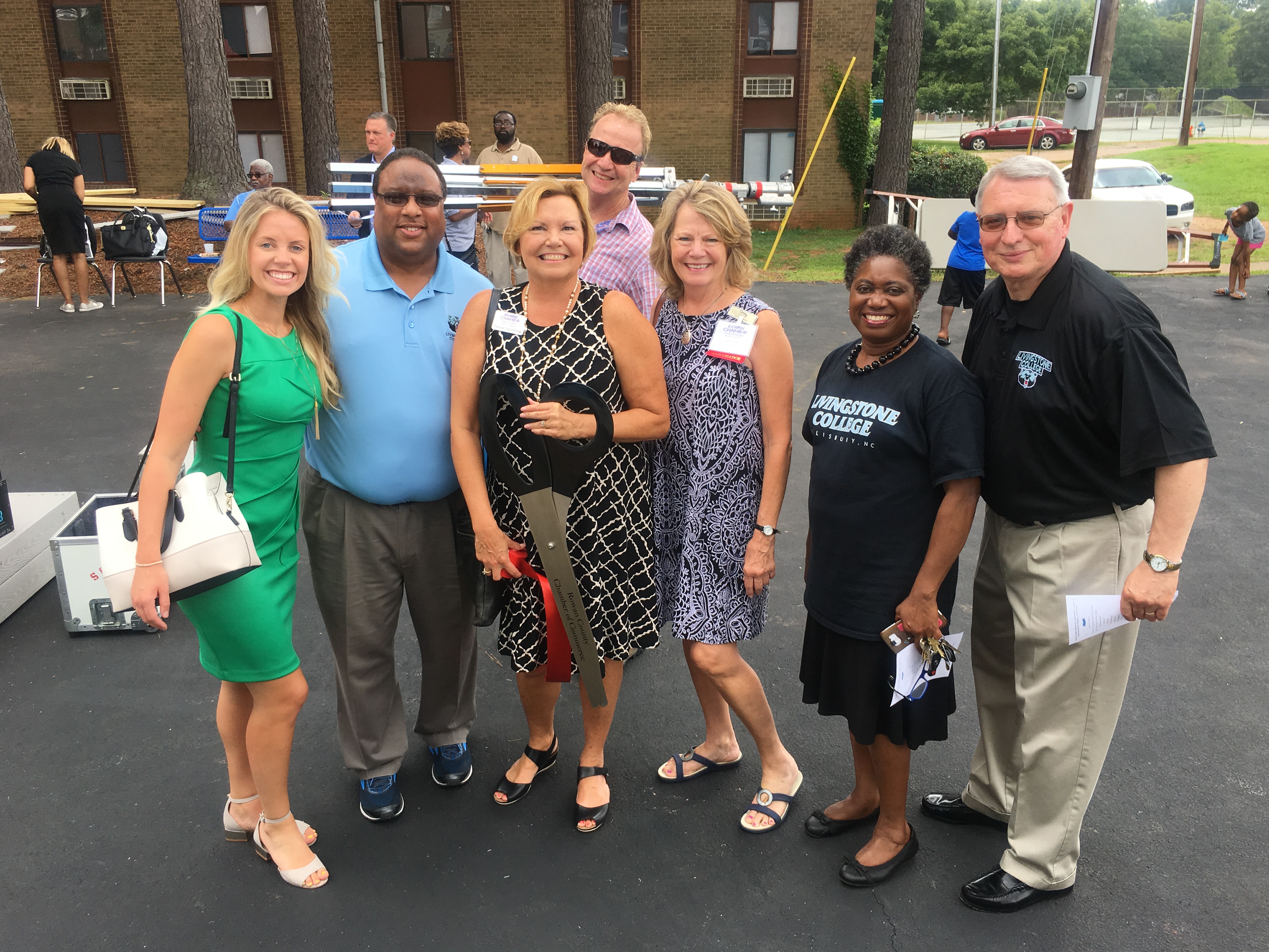 Livingstone College Home Depot Ribbon Cutting