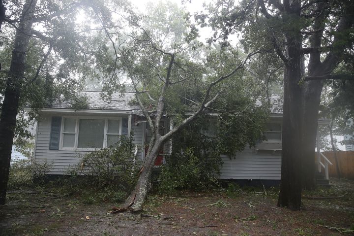 Hurricane Florence Slams Into Coast Of Carolinas