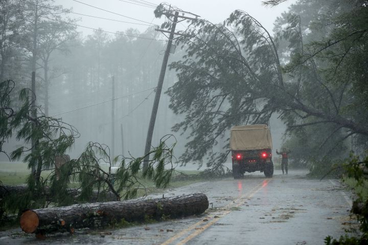 Hurricane Florence Slams Into Coast Of Carolinas