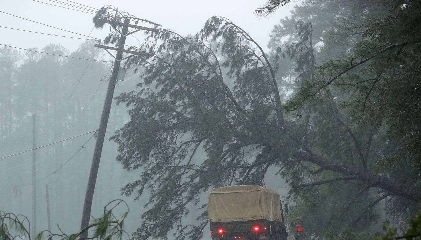 Hurricane Florence Slams Into Coast Of Carolinas