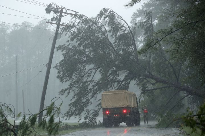 Hurricane Florence Slams Into Coast Of Carolinas