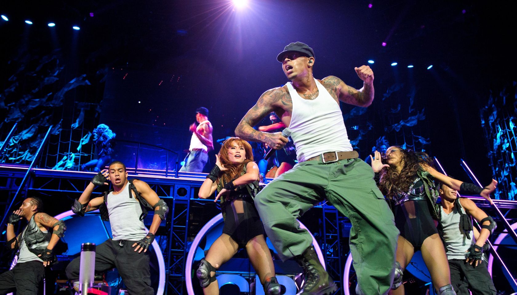 Chris Brown Performs at the Verizon Center