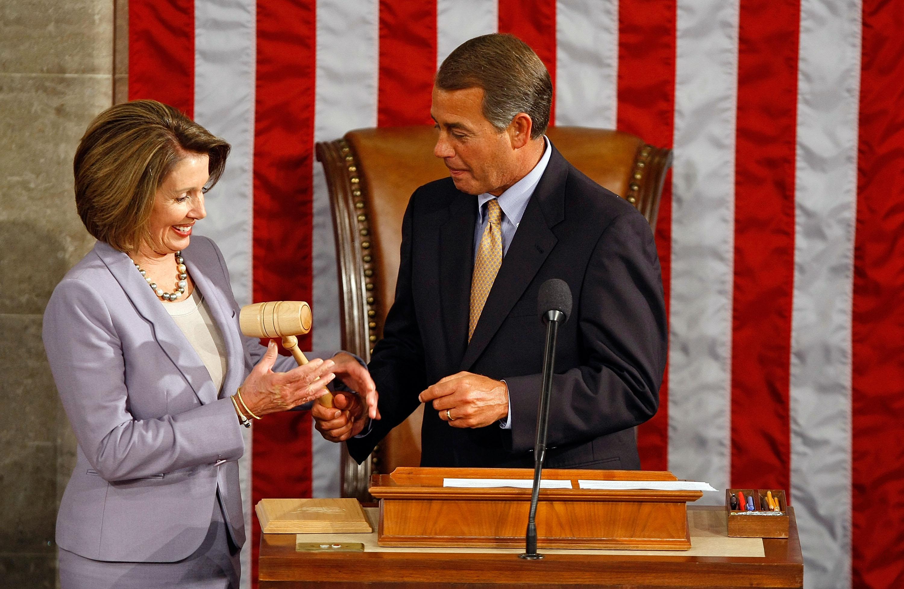 Speaker Pelosi Swears In Members Of The 111th Congress