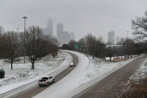 Winter storm Izzy in Charlotte