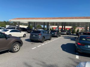 Busy Kirkland Gas Station, Florida