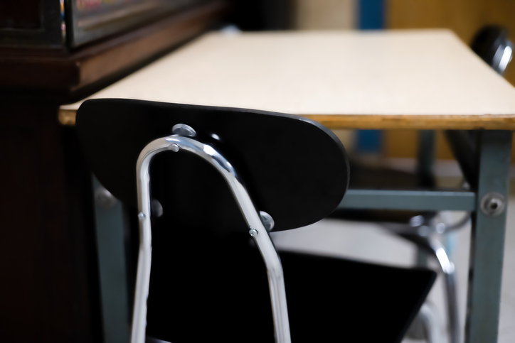 student desk & 2 chairs