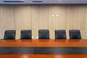 conference room table and chairs