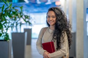 Portrait of a Female University Student