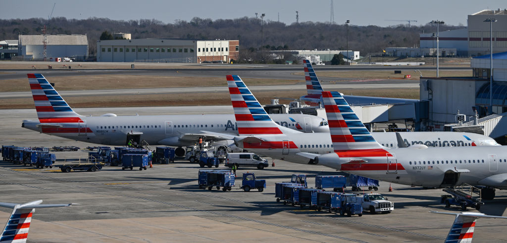 Crowd at Charlotte Douglas International Airport