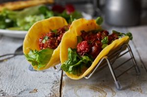 homemade delicious taco