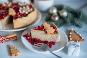 Christmas cheesecake