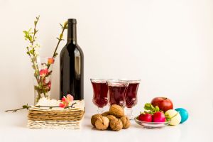 Passover,The Feast of Unleavened Bread designed with symbolic foods