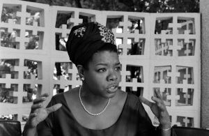 Portraits of Maya Angelou